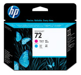 HP 72-skrivehoved, magenta og cyan