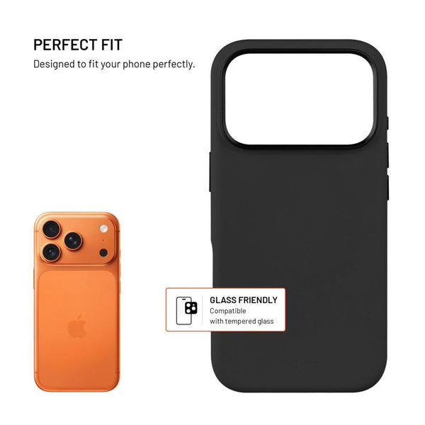 FIXED MagFlow mobiltelefon etui 16 cm (6.3") Cover Sort
