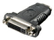 Goobay 60752 kabel kønsskifter HDMI DVI (24+5) Sort