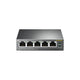 TP-Link TL-SG1005P Ikke administreret Gigabit Ethernet (10/100/1000) Strøm over Ethernet (PoE) Sort