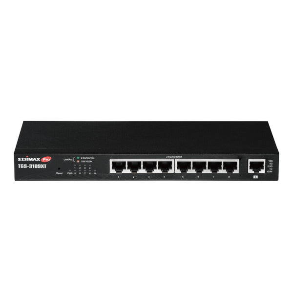 Edimax TGS-3109XT netværksswitch Administreret 2.5G Ethernet (100/1000/2500) Desktop Sort