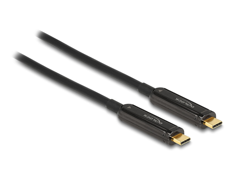 DeLOCK 84090 USB-kabel 5 m USB C 21,6 Gbit/sek. Sort