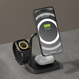 ZENS Office Charger Pro 3 Hovedtelefoner, Smartphone, SmartWatch Sort Vekselstrøm Trådløs opladning Hurtig opladning Indendørs