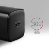 Axagon ACU-PD30 oplader til mobil enhed Mobiltelefon, Smartphone, SmartWatch, Tablet, Universel, Ur Sort Vekselstrøm Hurtig opladning Indendørs