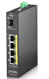 Zyxel RGS100-5P Ikke administreret L2 Gigabit Ethernet (10/100/1000) Strøm over Ethernet (PoE) Sort