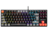 Tracer Blade 87 tastatur Spil USB QWERTY Engelsk Sort, Grå, Rød