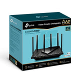 TP-Link Archer AX5400 trådløs router Gigabit Ethernet Tri-band (2,4 GHz/5 GHz/6 GHz) Sort