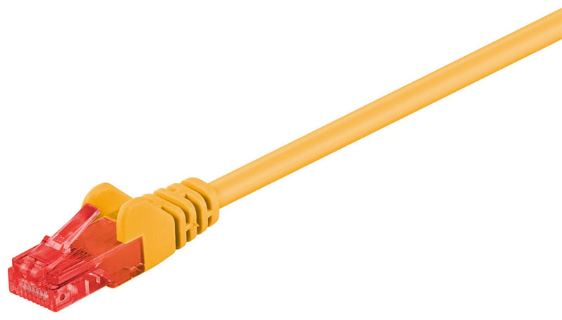 Goobay 68408 netværkskabel Gul 3 m Cat6 U/UTP (UTP)