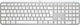 Logitech Master MX Keys S for Mac tastatur Kontor RF trådløs + Bluetooth QWERTY US International Aluminium, Hvid