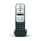 Gigaset A690HX Analog/DECT-telefon Nummervisning Sort, Sølv