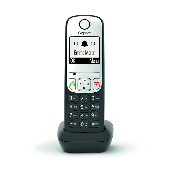 Gigaset A690HX Analog/DECT-telefon Nummervisning Sort, Sølv