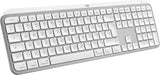Logitech Master MX Keys S for Mac tastatur Kontor RF trådløs + Bluetooth QWERTY US International Aluminium, Hvid