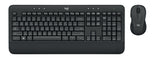 Logitech MK545 Advanced tastatur Mus inkluderet Universel USB QWERTZ Tysk Sort