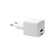 dbramante1928 re-charge - EU Vægoplader- USB-C 25W+USB-A 18W-W