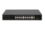 Digitus DN-95355 netværksswitch Ikke administreret Gigabit Ethernet (10/100/1000) Strøm over Ethernet (PoE) 1U Sort