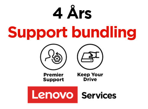 Lenovo 5PS0N73223 garanti- & supportudvidelse 4 År