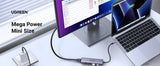 Ugreen 15596 dockingstation Ledningsført USB 3.2 Gen 1 (3.1 Gen 1) Type-A + Type-C Aluminium