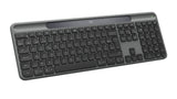 Logitech Signature Slim Solar + K980 tastatur Universel RF trådløs + Bluetooth AZERTY Belgisk Grafit