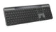 Logitech Signature Slim Solar + K980 tastatur Universel RF trådløs + Bluetooth AZERTY Belgisk Grafit