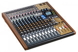Tascam MODEL 16 audio mixer 16 kanaler 20 - 30000 Hz Sort, Guld, Træ