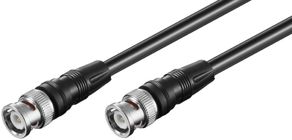 Goobay 71433 koaxial kabel RG-58 0,5 m BNC Sort