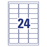 Avery L4773-8 print etiket Hvid Selvklæbende printeretiket