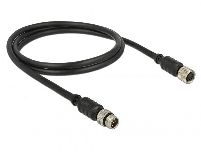 Navilock 62971 serielkabel Sort 1 m M8