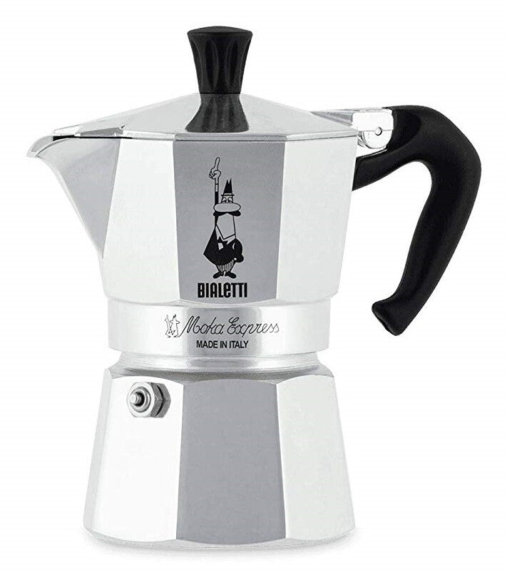 Bialetti Moka Express Moka gryde 0,06 L Aluminium, Sort