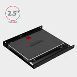 Axagon RHD-125B Halterahmen für 1x 2.5\" im 3.5\" Slot - schwarz Sort Metal