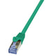 LogiLink 0.25m Cat.6A 10G S/FTP netværkskabel Grøn 0,25 m Cat6a S/FTP (S-STP)