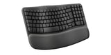 Logitech 920-012327 tastatur Kontor RF trådløs + Bluetooth QWERTZ Tysk Grafit