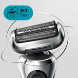Braun Series 7 71-S7200cc Folie shaver Trimmer Sort, Sølv