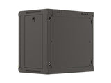 Lanberg WF03-5309-10B stativ 9U Vægmonteret stativ Sort