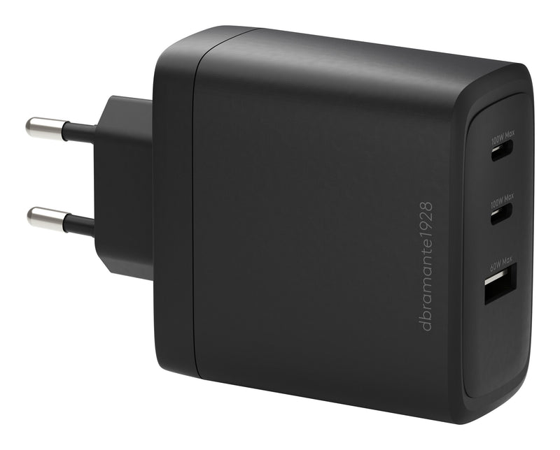 dbramante1928 CI10EUBL7230 oplader til mobil enhed Laptop, Smartphone, Tablet Sort Vekselstrøm Hurtig opladning Indendørs