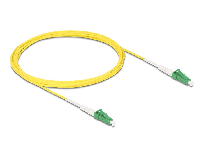 DeLOCK 83229 InfiniBand og fiberoptisk kabel 3 m LC LC/APC Gul