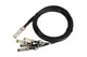 Extralink EX.15791 InfiniBand og fiberoptisk kabel 3 m QSFP+ 4x QSFP+ DAC Sort