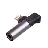 Akyga AK-AD-63 kabel kønsskifter Lightning Jack Sort