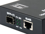 LevelOne GVT-0500 netværksomformer til medie 10000 Mbit/s Sort