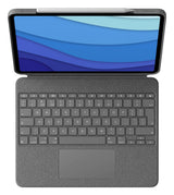 Logitech Combo Touch QWERTY UK engelsk Smart Connector Grå