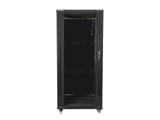 Lanberg FF01-6827-12B stativ 27U Fritstående reol Sort