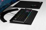 Corsair K55 RGB PRO tastatur Spil USB QWERTY Nordisk Sort