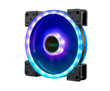 Akasa Vegas TLY Computerkabinet Ventilator 14 cm Sort, Gennemsigtig