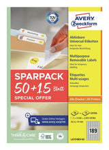Avery L4731REV-65 print etiket Hvid Selvklæbende printeretiket
