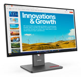 Lenovo ThinkVision P24QD-40 computerskærm 60,5 cm (23.8") 2560 x 1440 pixel Quad HD LCD Sort