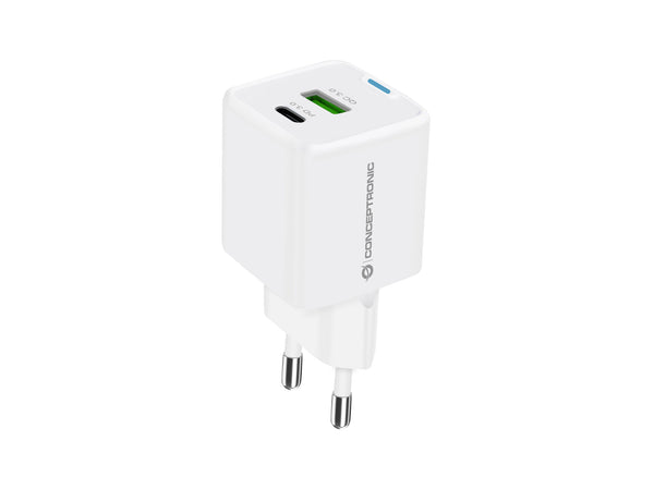 Conceptronic ALTHEA16W oplader til mobil enhed Universel Hvid Vekselstrøm Hurtig opladning Indendørs