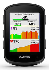 Garmin Edge 540, EU Central + West 6,6 cm (2.6") Trådløs cykelcomputer Sort