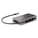 StarTech.com DKT31CVHPD3 dockingstation Ledningsført USB 3.2 Gen 2 (3.1 Gen 2) Type-C Grå