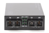 Digitus DN-82024 netværksomformer til medie 100 Mbit/s 1310 nm Multitilstand, Enkeltilstand Sort