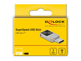 DeLOCK 54084 USB-nøgle 64 GB USB Type-C 3.2 Gen 1 (3.1 Gen 1) Sølv