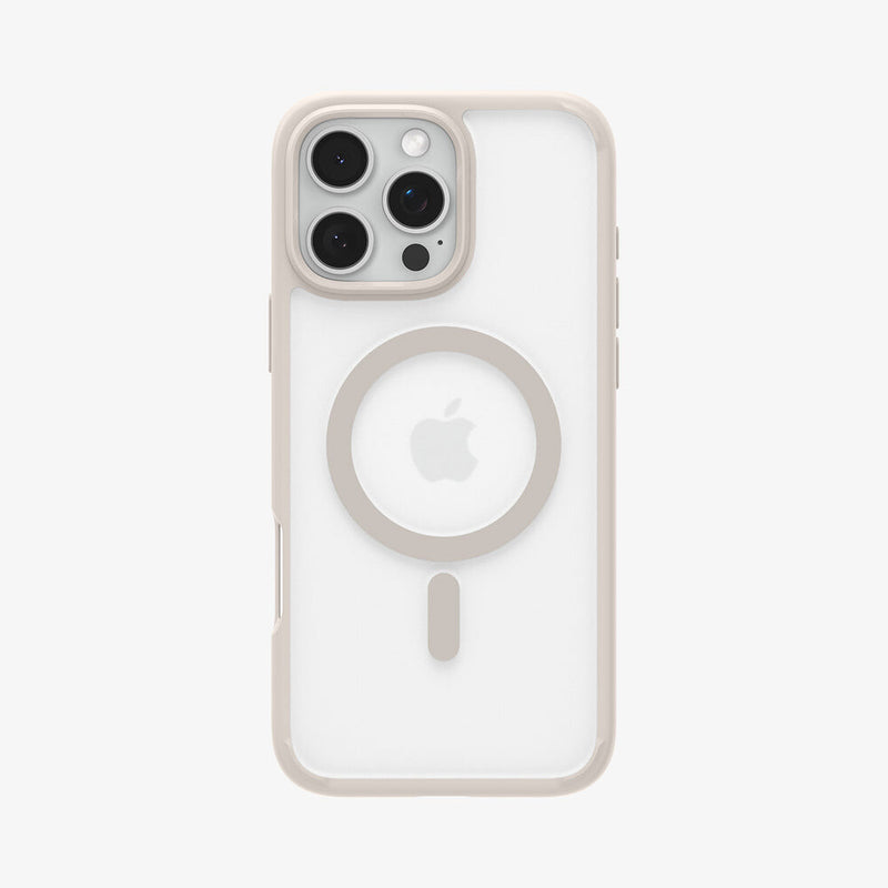 Spigen Ultra Hybrid (MagFit) mobiltelefon etui 17,5 cm (6.9") Cover Beige, Transparent